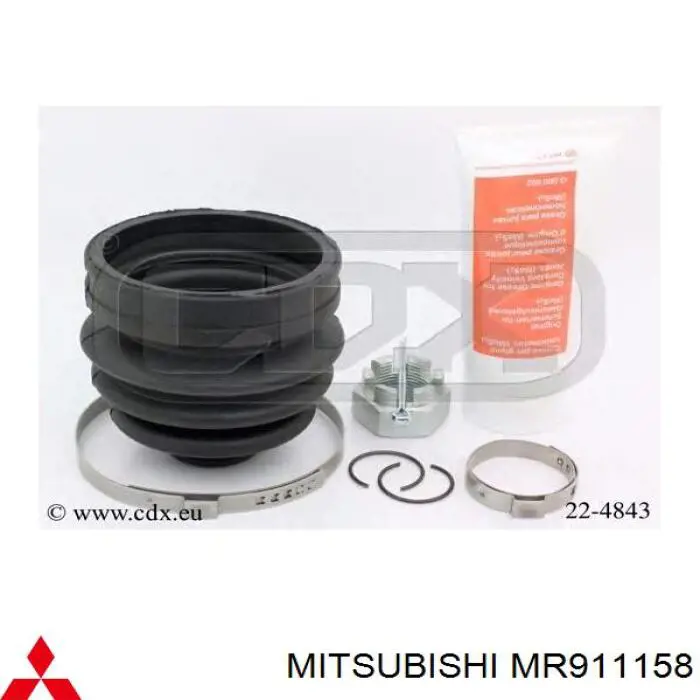 Пыльник ШРУСа внутренний, левый Mitsubishi MR911158