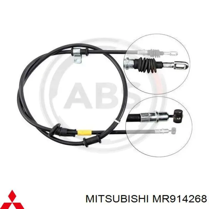 MR914268 Mitsubishi Трос ручного тормоза
