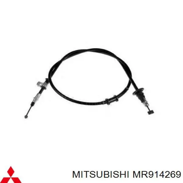 MR914269 Mitsubishi трос ручного тормоза задний правый