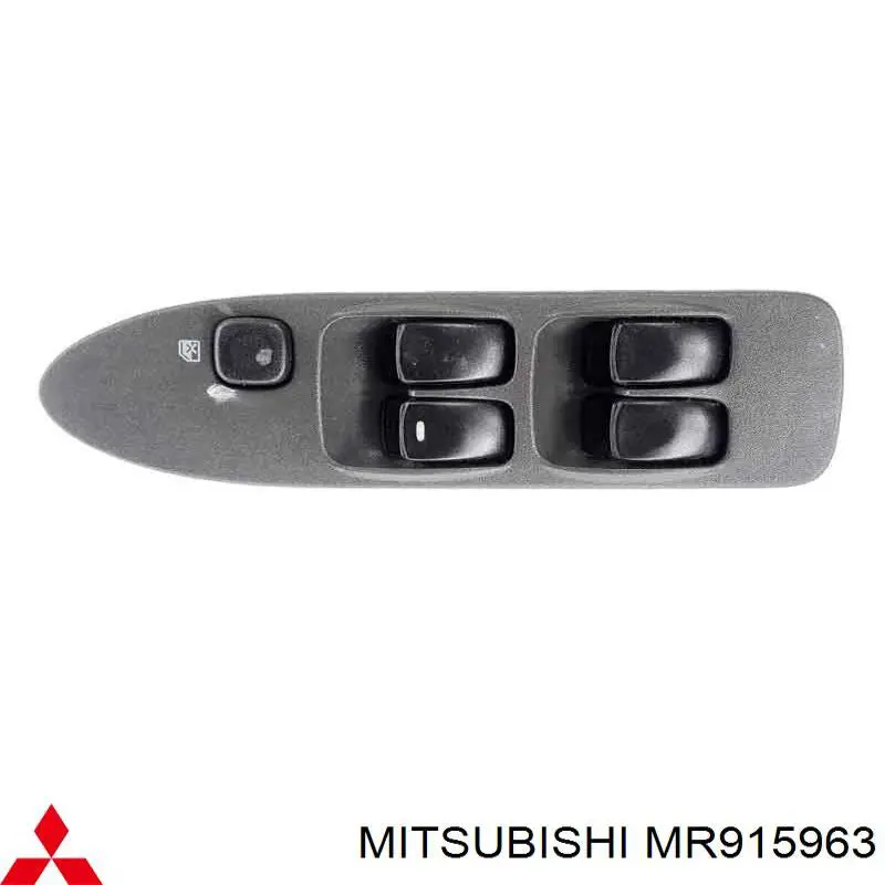 Unidade de botões dianteira esquerda de controlo de elevador de vidro para Mitsubishi Space Star (DG0)