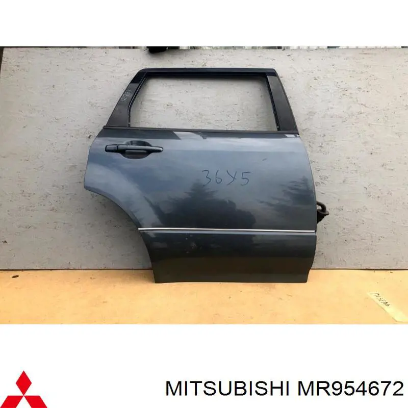 Задняя правая дверь Митсубиси Аутлендер CU (Mitsubishi Outlander)