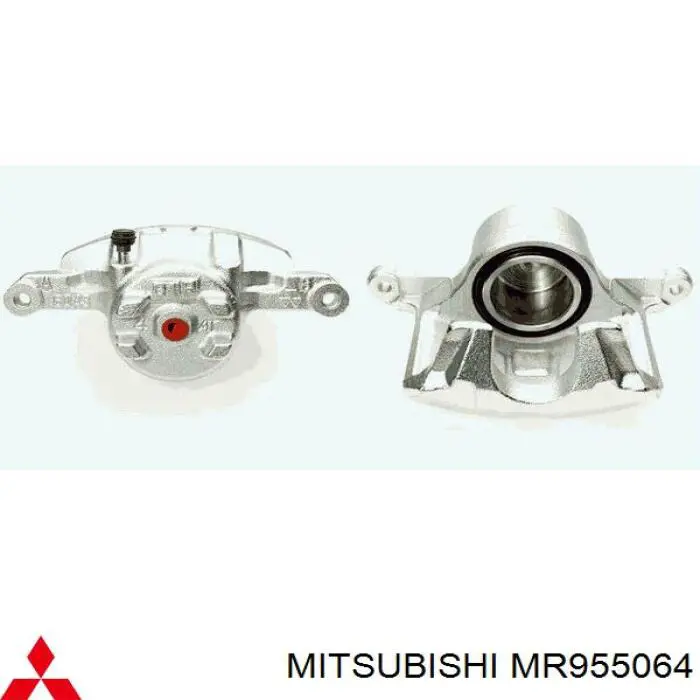MR955064 Mitsubishi суппорт тормозной передний правый