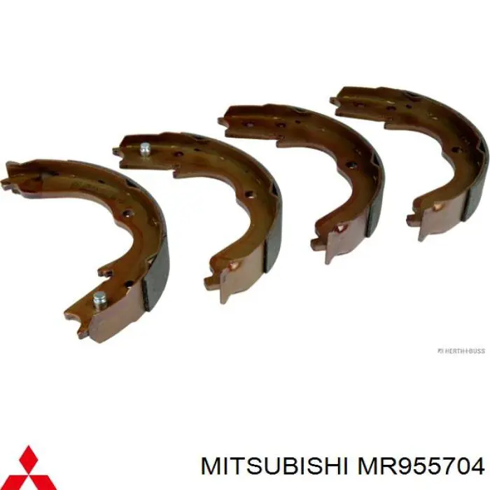 Тормозные колодки стояночного тормоза Mitsubishi MR955704 цена, от 27.87 USD