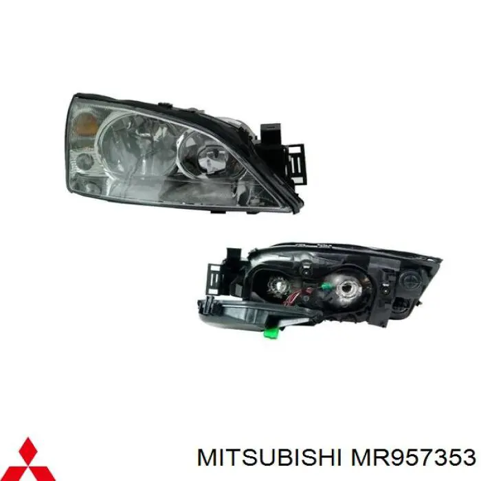 Левая фара MR957353 Mitsubishi