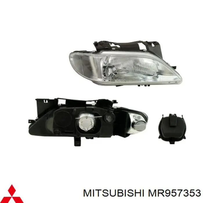Левая фара MR957353 Mitsubishi