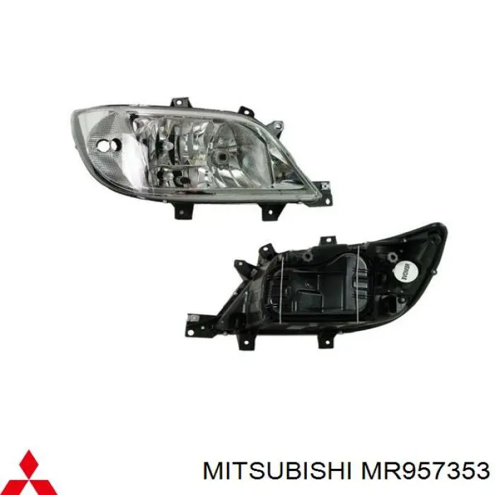 Фара левая Mitsubishi MR957353 цена, от 74.46 USD
