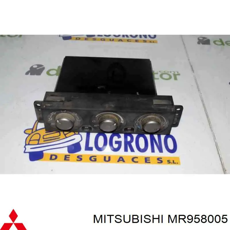 Блок управления режимами отопления/кондиционирования на Mitsubishi Pajero III 