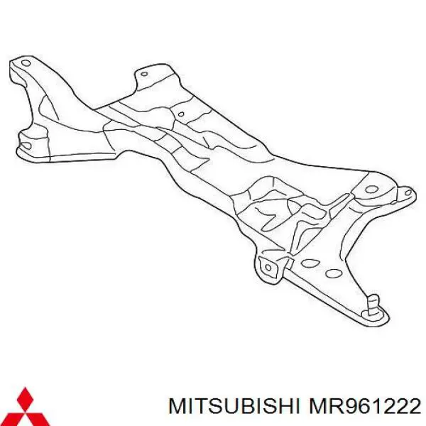 Балка передней подвески (подрамник) передняя Mitsubishi MR961222K цена, от 218.49 USD
