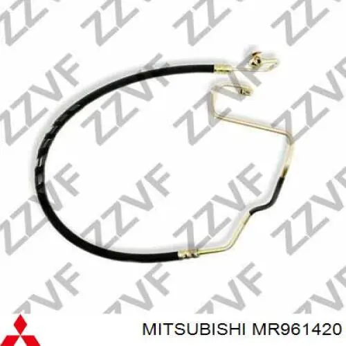 MR961420 Mitsubishi шланг гур высокого давления от насоса до рейки (механизма)