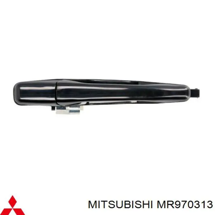 Ручка двери задней наружная левая на Mitsubishi Outlander CU
