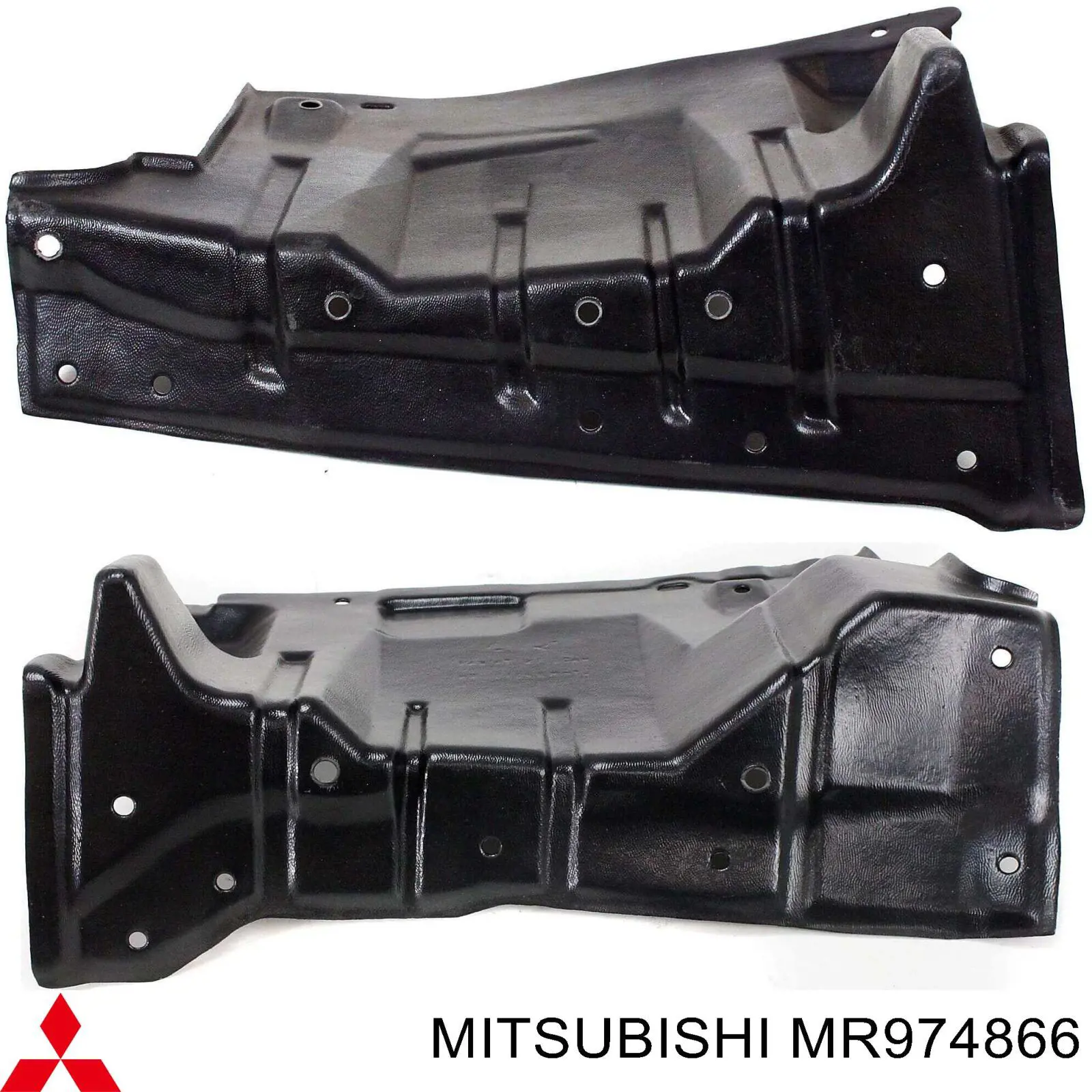 Защита двигателя правая на Mitsubishi Outlander CU
