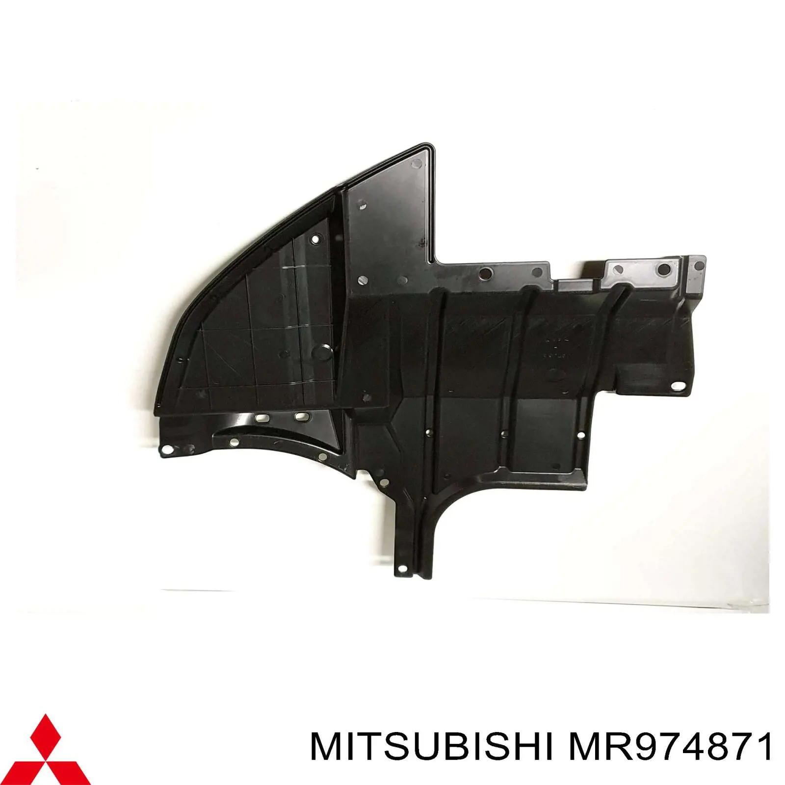 Защита двигателя левая на Mitsubishi Outlander 
