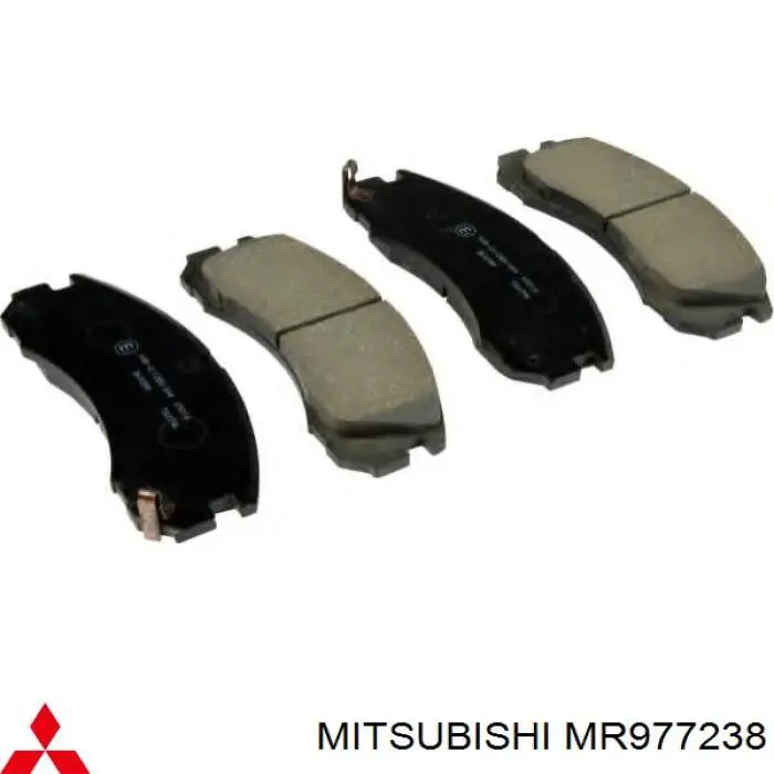 Купить MR977238 Mitsubishi Колодки тормозные