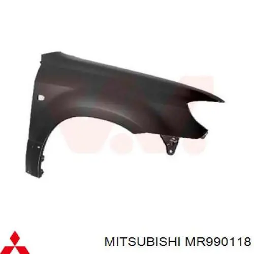 MR990118 Mitsubishi крыло переднее правое