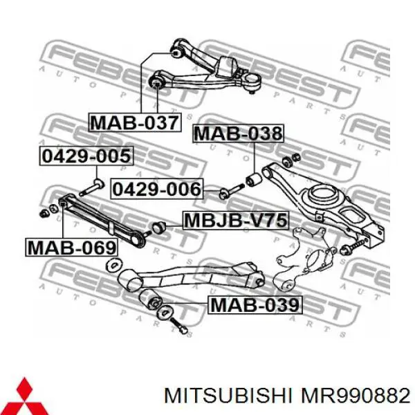 MR990882 Mitsubishi бензонасос