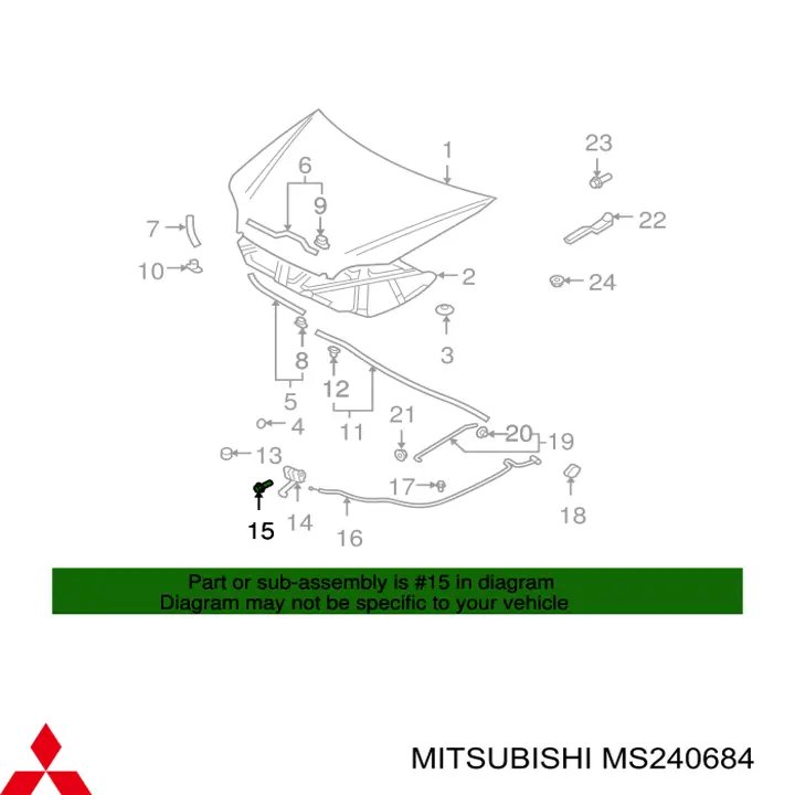 MS240684 Mitsubishi 