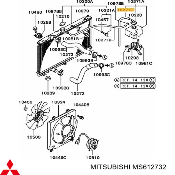 MS612732 Mitsubishi 