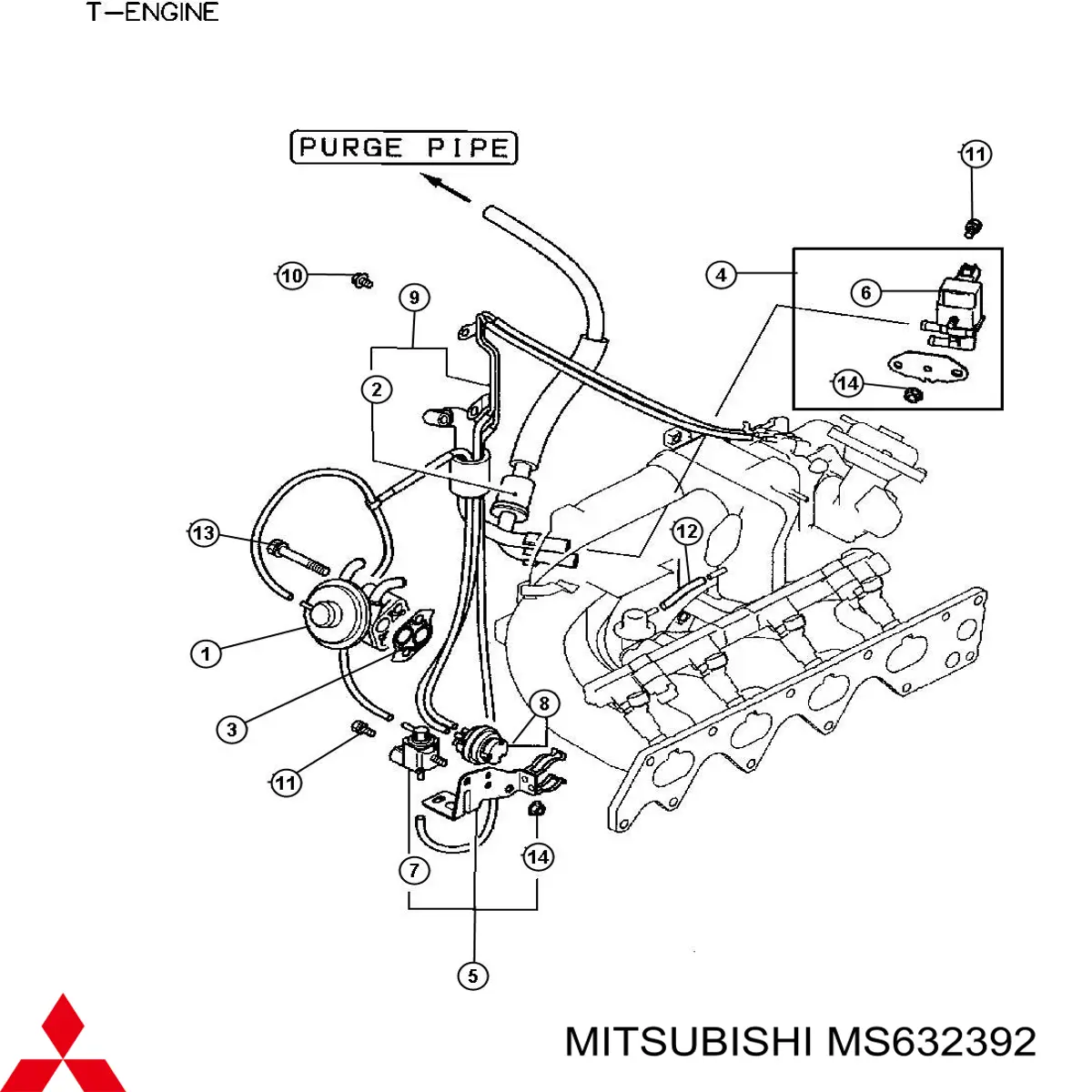 MS632392 Mitsubishi 