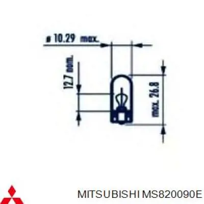 Лампочка поворота MS820090E Mitsubishi