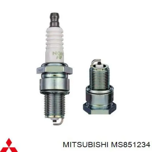 Свеча зажигания Mitsubishi MS851234 цена, от 2.40 USD