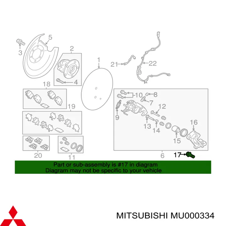 MU000334 Mitsubishi 