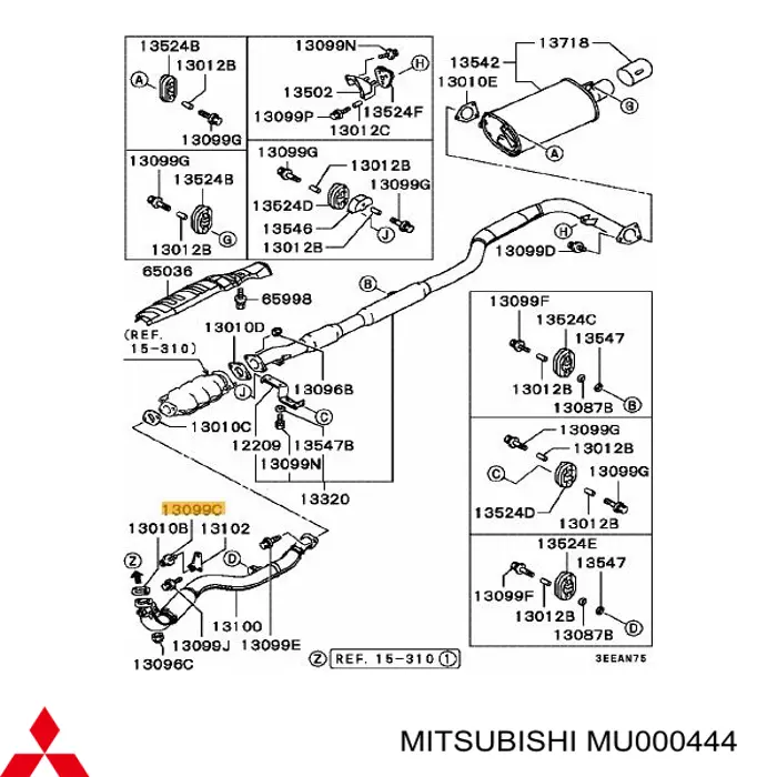 MU000444 Mitsubishi 