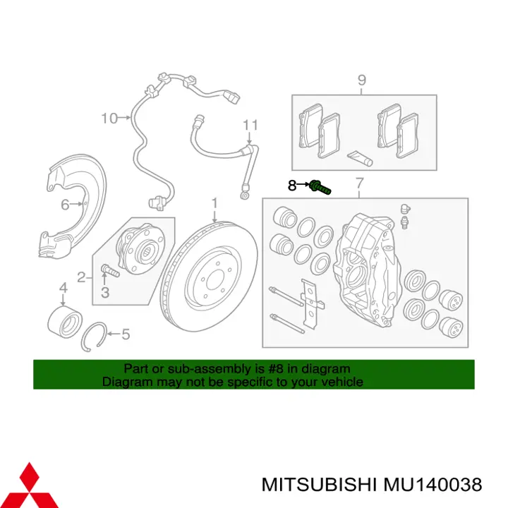  MU140038 Mitsubishi