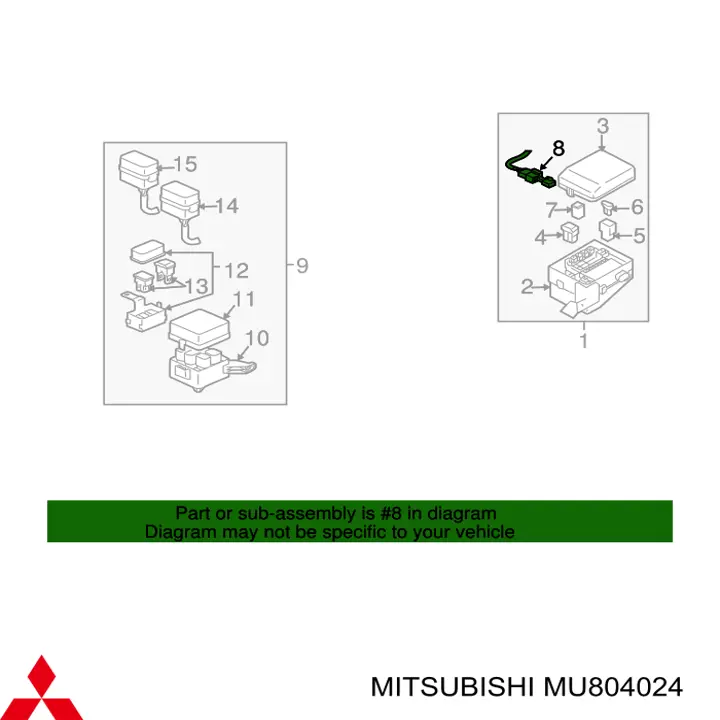  MU804011 Mitsubishi