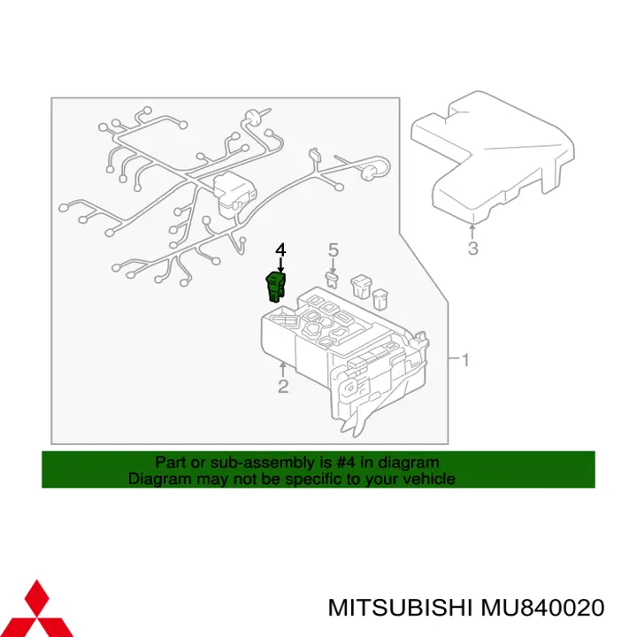 MU840020 Mitsubishi предохранитель
