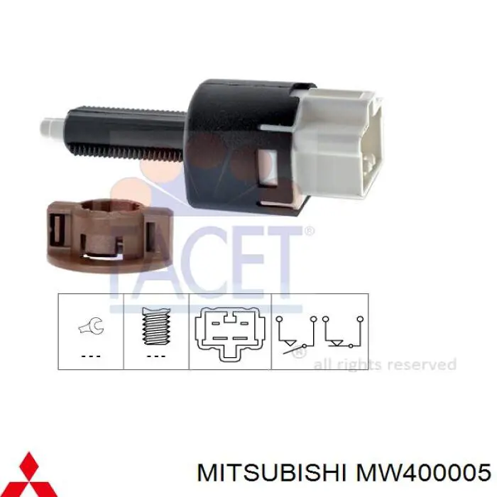 MW400005 Mitsubishi датчик включения стопсигнала