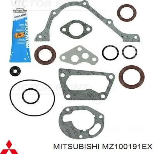 Sellador de cárter de aceite MZ100191EX Mitsubishi