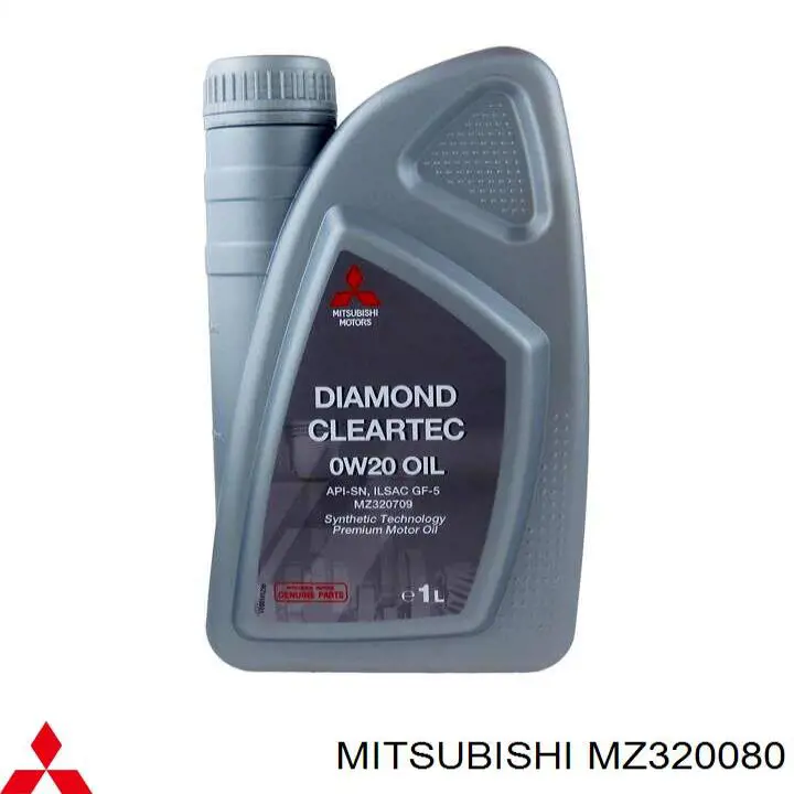 Моторное масло Mitsubishi Diamond Clear Tec 0W-20 Синтетическое 1л (MZ320080)