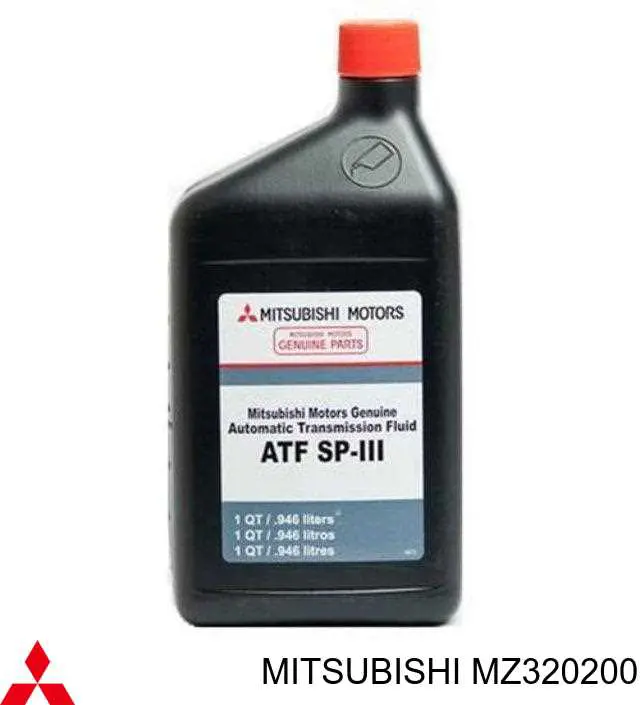  Масло трансмиссионное Mitsubishi ATF SP III 0.946 л (MZ320200)