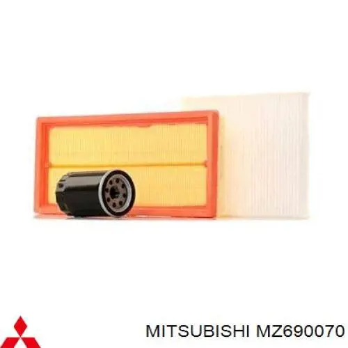 MZ690070 MITSUBISHI Filtro de aceite original y equivalente