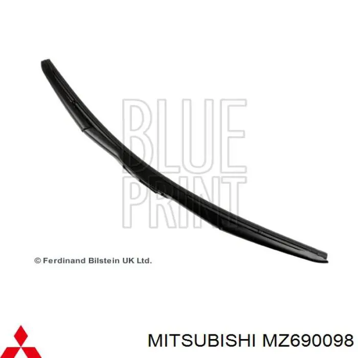 Щетка-дворник лобового стекла пассажирская Mitsubishi MZ690098
