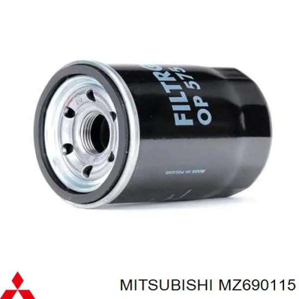 MZ690115 MITSUBISHI Filtro de aceite original y equivalente