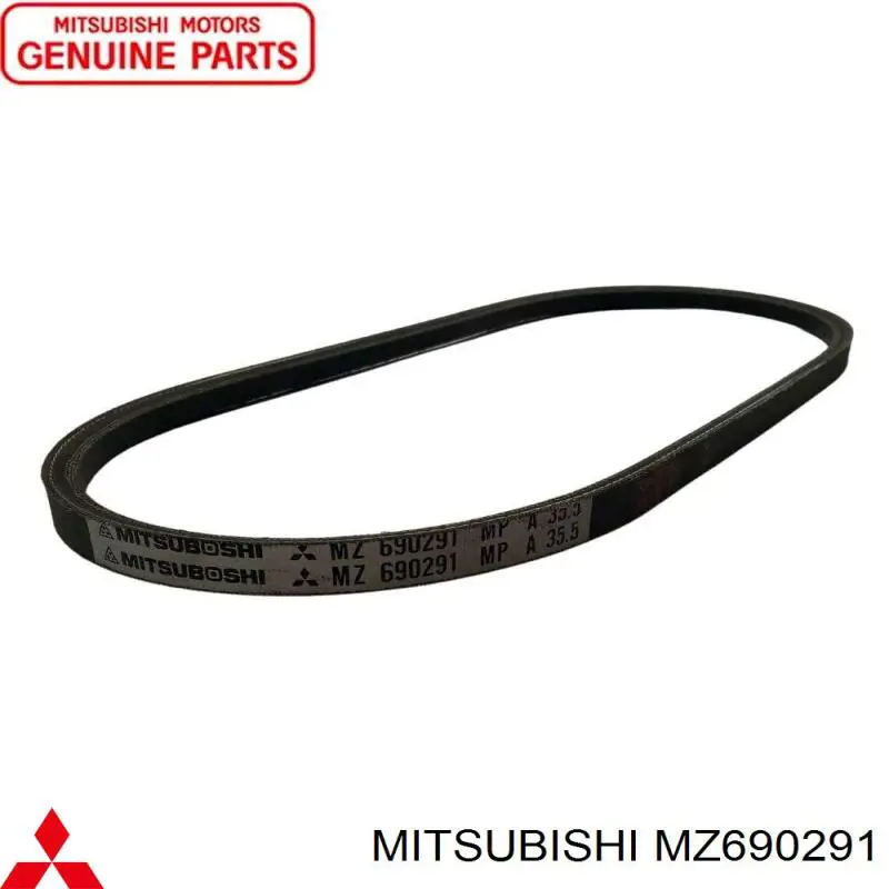 Correa trapezoidal MZ690291 Mitsubishi