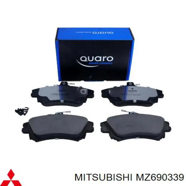 Купить MZ690339 Mitsubishi Колодки тормозные