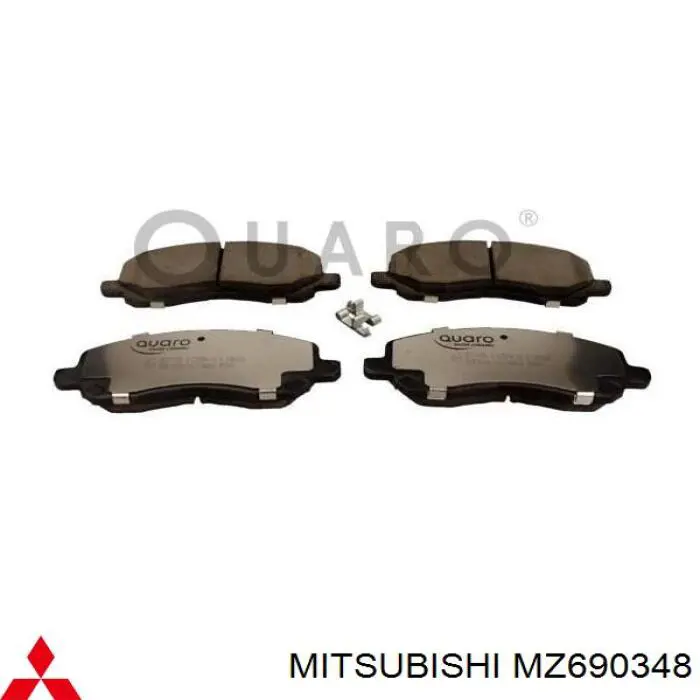 Колодки Mitsubishi MZ690348 цена, от 28.66 USD