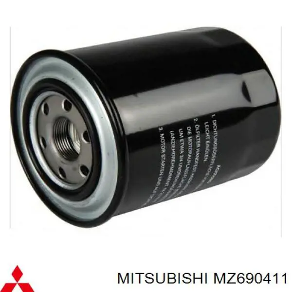 MZ690411 Mitsubishi filtro de óleo