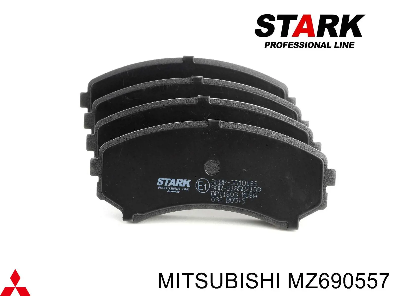 Колодки Mitsubishi MZ690557 цена, от 32.53 USD