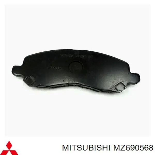 MZ690568 Mitsubishi Sapatas do freio dianteiras de disco