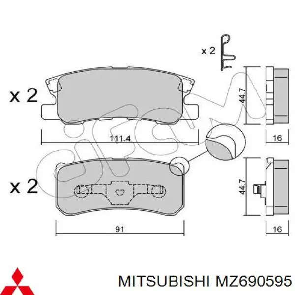 MZ690595 Mitsubishi