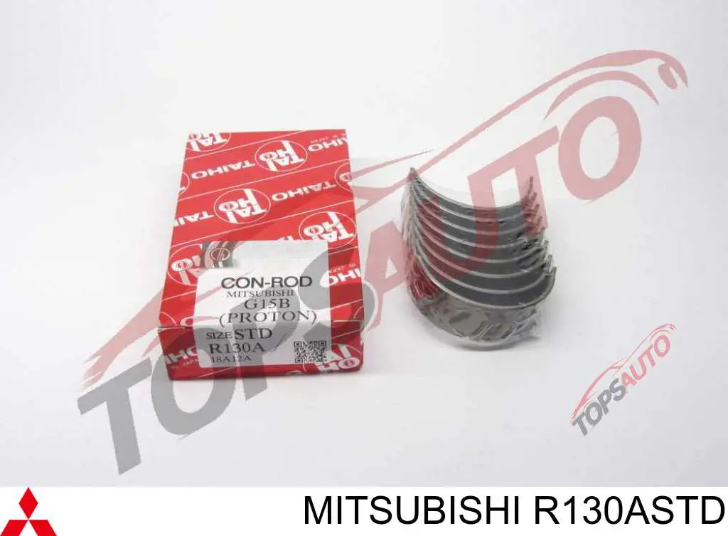R130ASTD Mitsubishi вкладыши коленвала шатунные, комплект, стандарт (std)