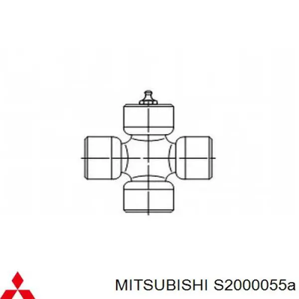 Крестовина карданного вала переднего Mitsubishi S2000055A