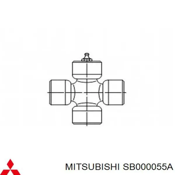 Крестовина карданного вала переднего Mitsubishi SB000055A цена, от 11.40 USD