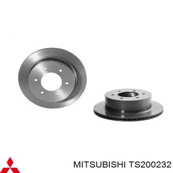 Тормозные диски TS200232 Mitsubishi