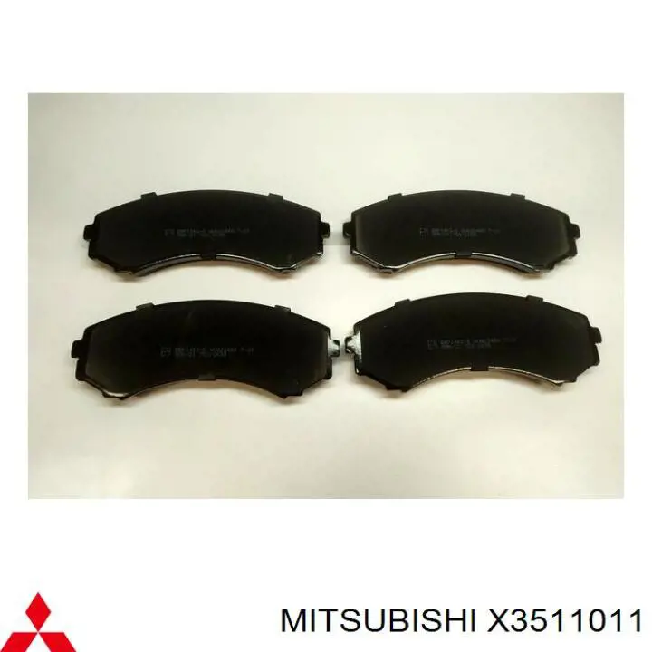 Купить X3511011 Mitsubishi Колодки тормозные