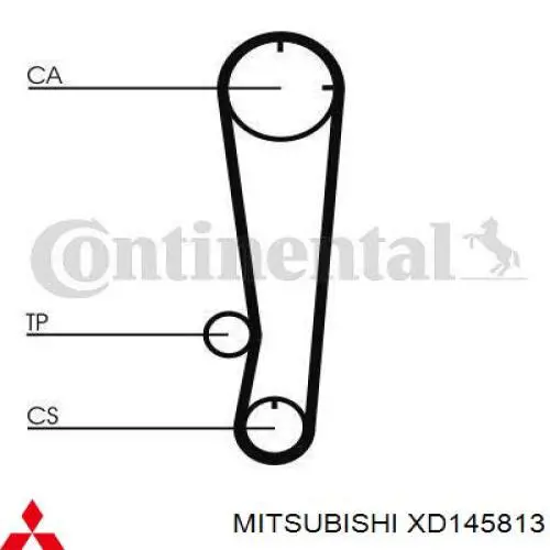 XD145813 Mitsubishi ремень грм