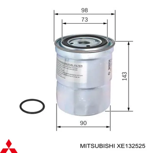 Топливный фильтр XE132525 Mitsubishi